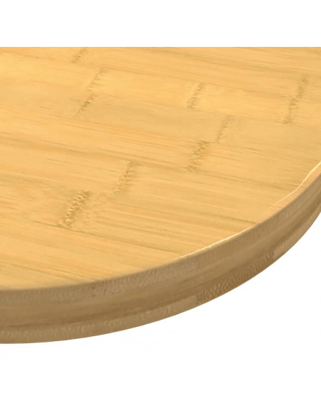 Piano del Tavolo Ø70x4 cm in Bambù