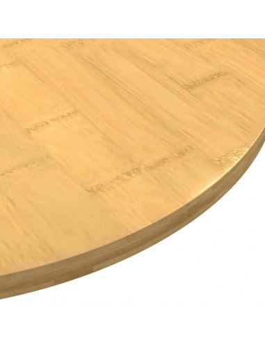 Piano del Tavolo Ø60x1,5 cm in Bambù