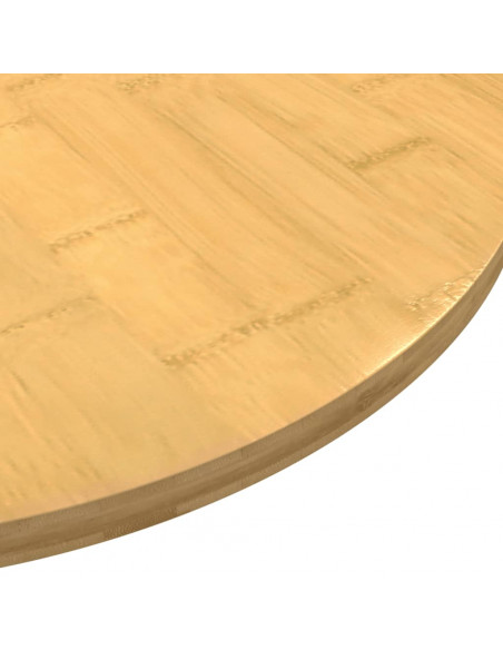 Piano del Tavolo Ø60x1,5 cm in Bambù