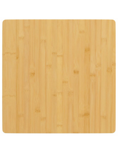 Piano del Tavolo 50x50x2,5 cm in Bambù