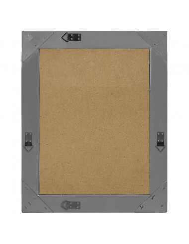 Specchio da Parete Stile Barocco 50x60 cm Nero