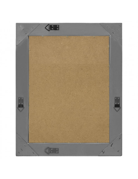 Specchio da Parete Stile Barocco 50x60 cm Nero