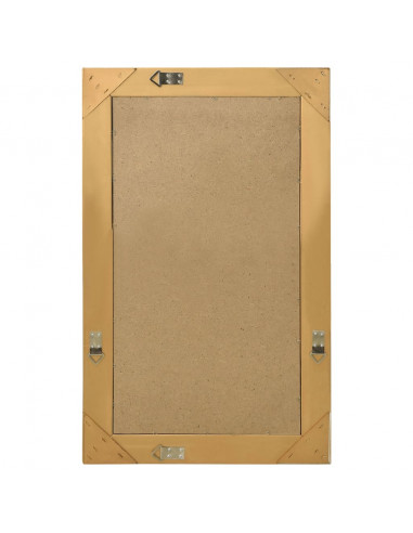 Specchio da Parete Stile Barocco 50x80 cm Oro