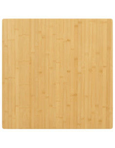 Piano del Tavolo 90x90x2,5 cm in Bambù 2