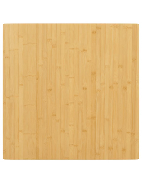 Piano del Tavolo 90x90x2,5 cm in Bambù