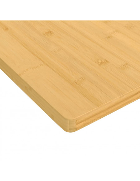 Piano del Tavolo 90x90x2,5 cm in Bambù