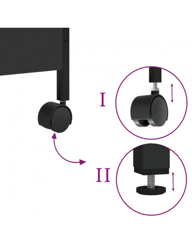 Carrello Cucina Rovere Marrone 45x35x89,5 cm Legno Multistrato