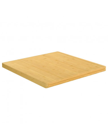Piano del Tavolo 90x90x4 cm in Bambù