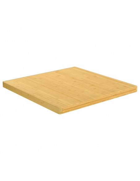 Piano del Tavolo 90x90x4 cm in Bambù