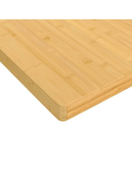 Piano del Tavolo 90x90x4 cm in Bambù