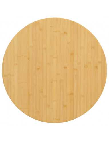 Piano del Tavolo Ø70x1,5 cm in Bambù