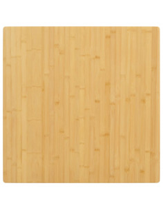 Piano del Tavolo 70x70x1,5 cm in Bambù 2