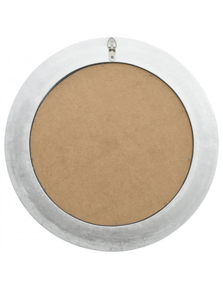 Specchio da Parete Stile Barocco 50 cm Argento