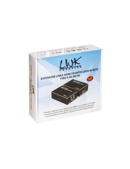 Link Accessori LKEXT16 moltiplicatore AV Trasmettitore e ricevitore AV Nero