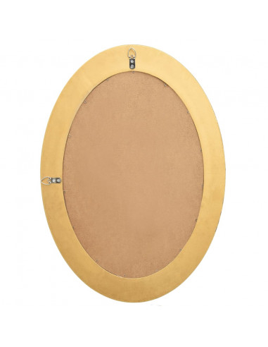 Specchio da Parete Stile Barocco 50x70 cm Oro