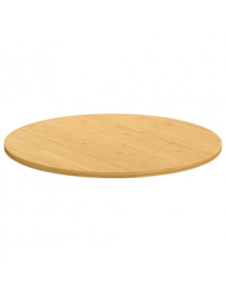 Piano del Tavolo Ø80x1,5 cm in Bambù