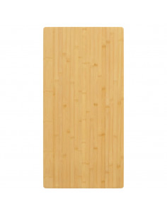 Piano del Tavolo 40x80x4 cm in Bambù 2