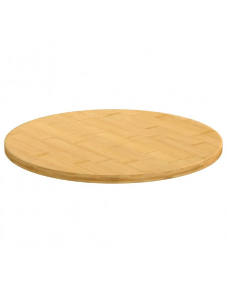 Piano del Tavolo Ø30x1,5 cm in Bambù