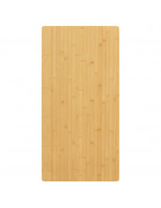 Piano del Tavolo 40x80x2,5 cm in Bambù 2