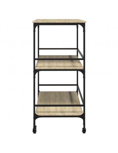 Carrello da Cucina Rovere Sonoma 100,5x50x105 cm