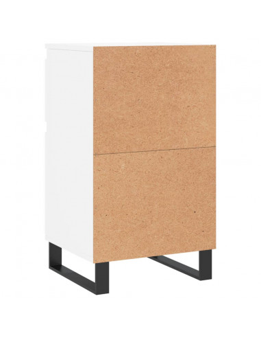 Credenze 2 pz Bianche 40x35x70 cm in Legno Multistrato