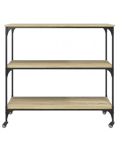 Carrello da Cucina Rovere Sonoma 102x50x95 cm