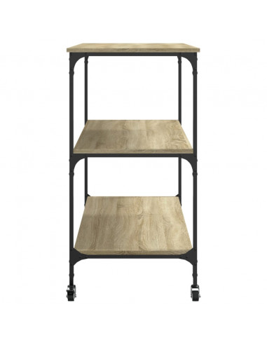 Carrello da Cucina Rovere Sonoma 102x50x95 cm