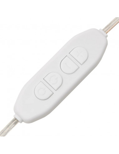 Specchio da Parete Rotondo con Luci LED in Vetro