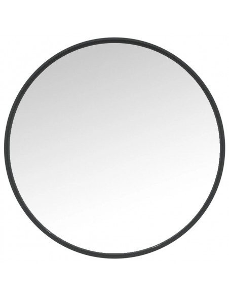 Specchio da Parete Nero 50 cm