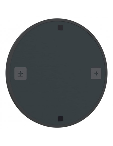 Specchio da Parete Nero 60 cm