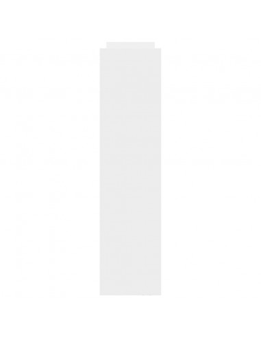 Carrello Portaoggetti Stretto a 4 Livelli in Truciolato