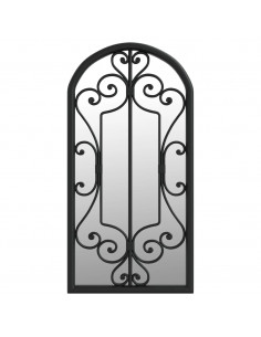 Specchio Nero 70x30 cm Ferro per Uso Interno 2