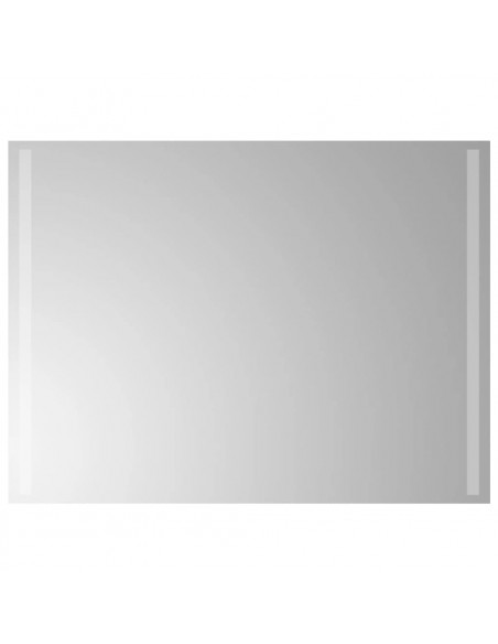 Specchio da Bagno con Luci LED 80x60 cm