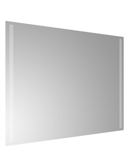 Specchio da Bagno con Luci LED 80x60 cm
