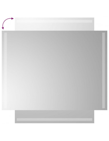 Specchio da Bagno con Luci LED 60x80 cm