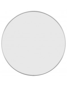 Specchio da Parete Argento Ø 50 cm Rotondo 2