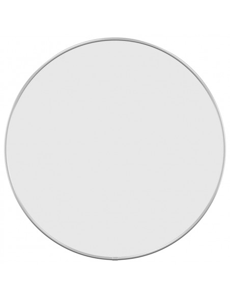 Specchio da Parete Argento Ø 50 cm Rotondo
