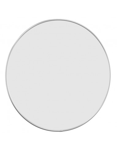 Specchio da Parete Argento Ø 50 cm Rotondo