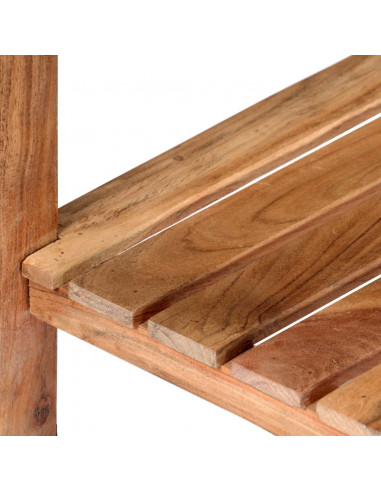 Carrello da Cucina 58x58x89 cm in Legno Massello di Acacia