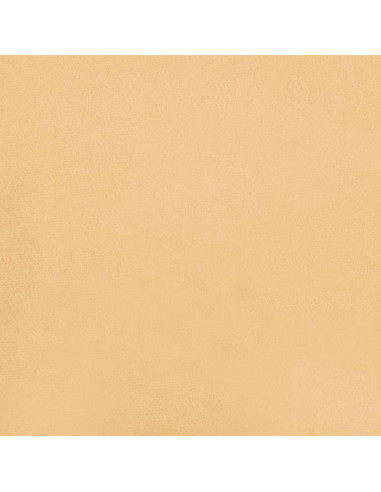 Poggiapiedi Crema 60x60x35 cm in Microfibra