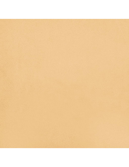 Poggiapiedi Crema 60x60x35 cm in Microfibra
