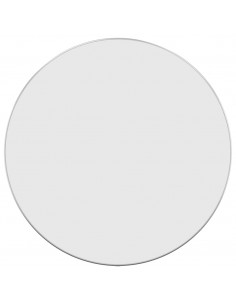 Specchio da Parete Argento Ø 60 cm Rotondo 2