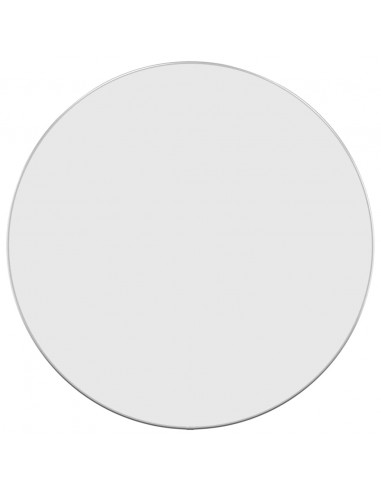 Specchio da Parete Argento Ø 60 cm Rotondo