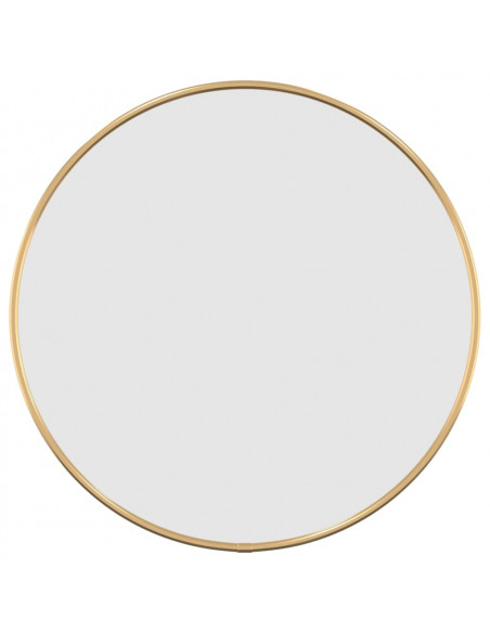 Specchio da Parete Dorato Ø 40 cm Rotondo