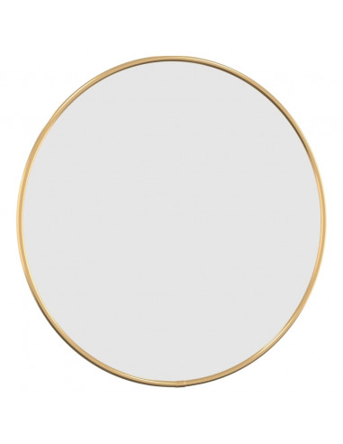 Specchio da Parete Dorato Ø 40 cm Rotondo