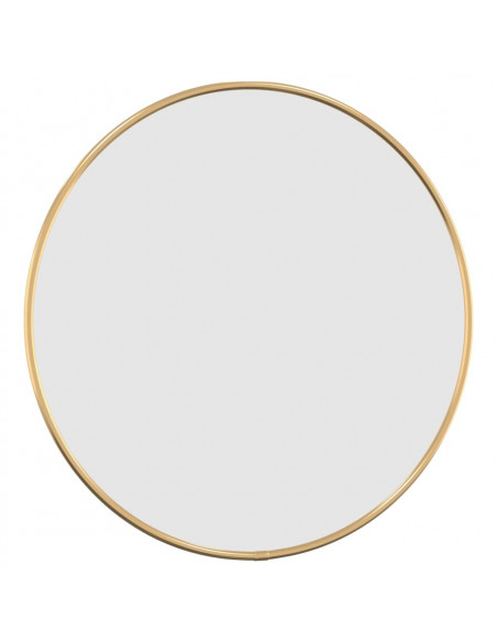 Specchio da Parete Dorato Ø 40 cm Rotondo