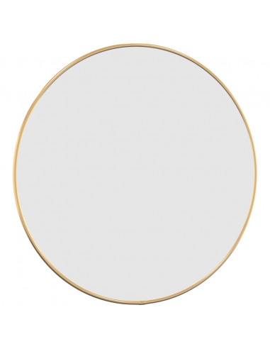 Specchio da Parete Dorato Ø 50 cm Rotondo