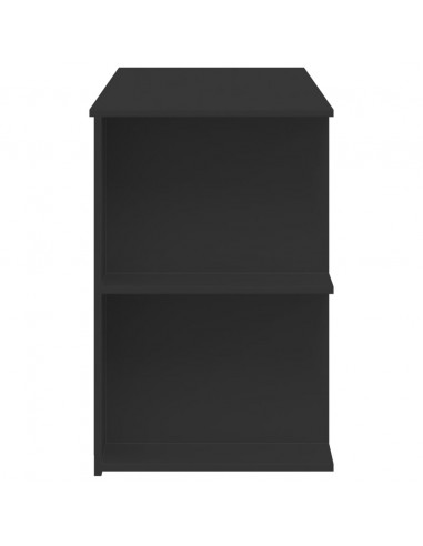 Scrivania Nera 140x50x75 cm in Legno Multistrato