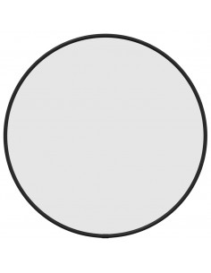 Specchio da Parete Nero Ø 40 cm Rotondo 2
