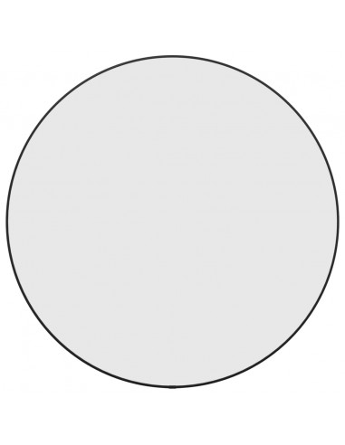 Specchio da Parete Nero Ø 60 cm Rotondo